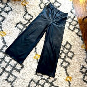 Zara faux leather pants